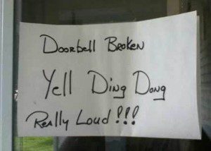 doorbell broken