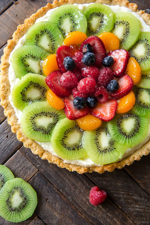 Fresh Fruit Tart With Vanilla Mascarpone Cream