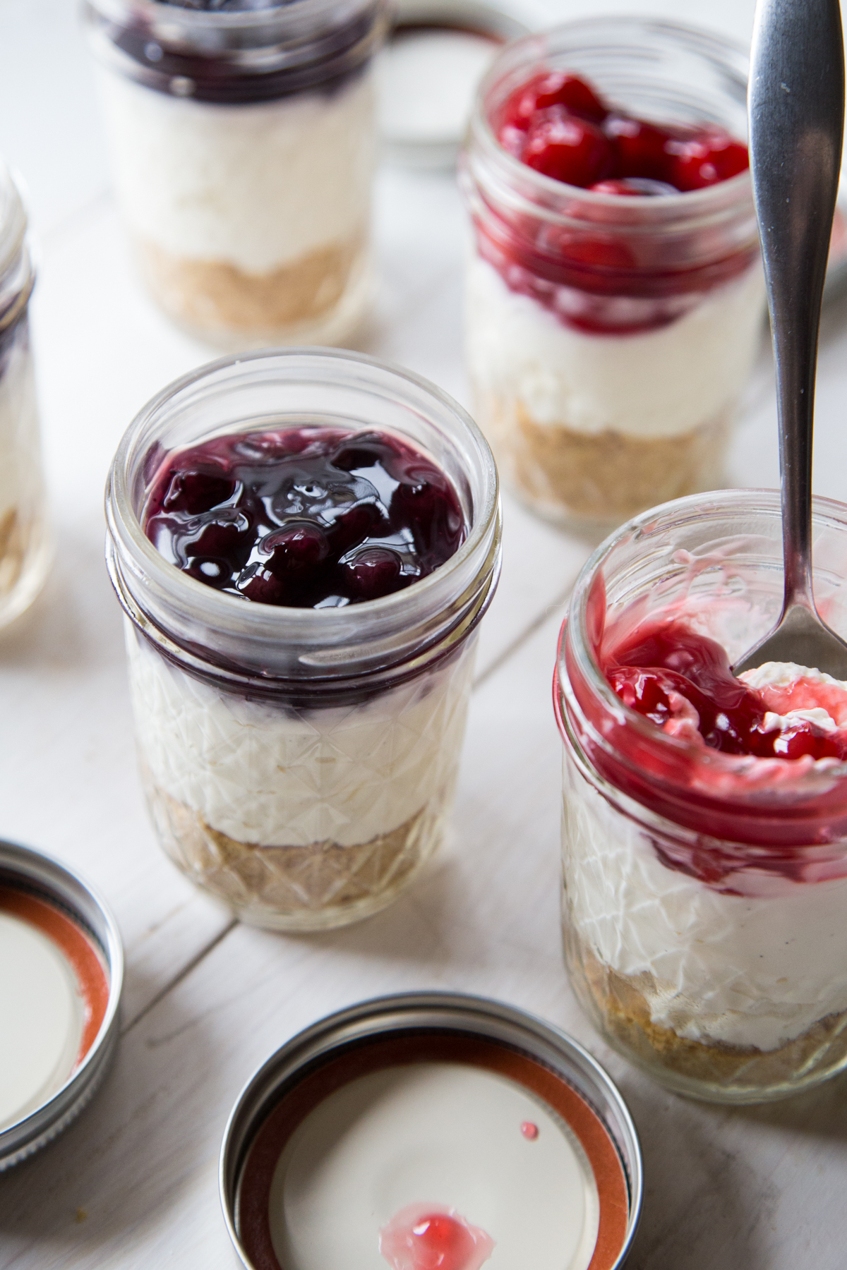 No Bake Cheesecake Jars