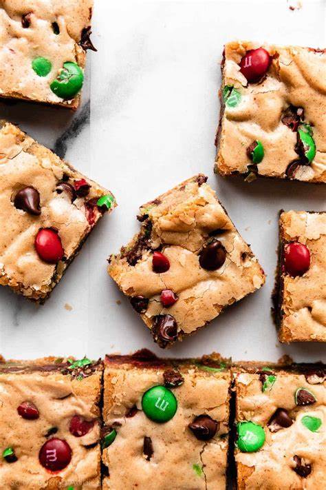 Soft Baked MM Cookie Bars